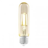 Лампа светодиодная филаментная Eglo E27 3,5W 2200К янтарь 11554 Лампа светодиодная филаментная Eglo E27 3,5W 2200К янтарь 11554