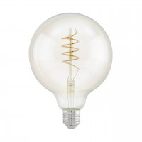 Лампа светодиодная филаментная Eglo E27 4W 2200К янтарь 11683