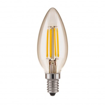 Лампа светодиодная филаментная Elektrostandard E14 7W 3300K прозрачная 4690389062889