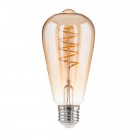 Лампа светодиодная филаментная Elektrostandard E27 8W 3300K прозрачная 4690389066290