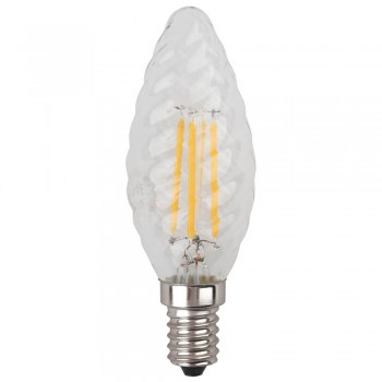 Лампа светодиодная филаментная ЭРА E14 7W 4000K прозрачная F-LED BTW-7W-840-E14 Б0027961