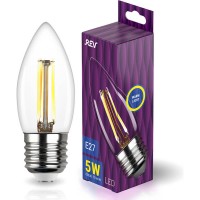 Лампа светодиодная филаментная REV C37 E27 5W DECO Premium теплый свет свеча 32424 9 Лампа светодиодная филаментная REV C37 E27 5W DECO Premium теплый свет свеча 32424 9