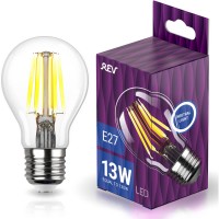 Лампа светодиодная филаментная REV Deco Premium A60 E27 13W нейтральный белый свет груша 32480 5 Лампа светодиодная филаментная REV Deco Premium A60 E27 13W нейтральный белый свет груша 32480 5