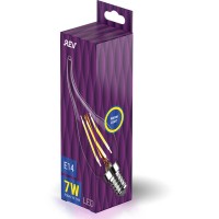 Лампа светодиодная филаментная REV FC37 E14 7W теплый свет свеча на ветру 32432 4 Лампа светодиодная филаментная REV FC37 E14 7W теплый свет свеча на ветру 32432 4