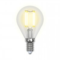 Лампа светодиодная филаментная Uniel E14 5W 3000K прозрачная LED-G45-5W/WW/E14/CL/MB GLM10TR UL-00002369 Лампа светодиодная филаментная Uniel E14 5W 3000K прозрачная LED-G45-5W/WW/E14/CL/MB GLM10TR UL-00002369