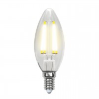 Лампа светодиодная филаментная Uniel E14 6W 3000K прозрачная LED-C35-6W/WW/E14/CL GLA01TR UL-00002196 Лампа светодиодная филаментная Uniel E14 6W 3000K прозрачная LED-C35-6W/WW/E14/CL GLA01TR UL-00002196