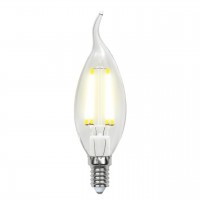 Лампа светодиодная филаментная Uniel E14 6W 4000K прозрачная LED-CW35-6W/NW/E14/CL GLA01TR UL-00002229 Лампа светодиодная филаментная Uniel E14 6W 4000K прозрачная LED-CW35-6W/NW/E14/CL GLA01TR UL-00002229
