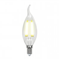 Лампа светодиодная филаментная Uniel E14 7,5W 4000K прозрачная LED-CW35-7,5W/NW/E14/CL GLA01TR UL-00003296 Лампа светодиодная филаментная Uniel E14 7,5W 4000K прозрачная LED-CW35-7,5W/NW/E14/CL GLA01TR UL-00003296