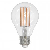 Лампа светодиодная филаментная Uniel E27 17W 3000K прозрачная LED-A70-17W/3000K/E27/CL PLS02WH UL-00004870 Лампа светодиодная филаментная Uniel E27 17W 3000K прозрачная LED-A70-17W/3000K/E27/CL PLS02WH UL-00004870