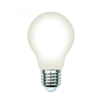 Лампа светодиодная филаментная Volpe E27 6W 3000K матовая LED-A60-6W/3000K/E27/FR/SLF UL-00008296