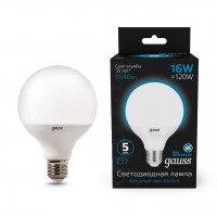 Лампа светодиодная Gauss E27 16W 6500K матовая 105102316 Лампа светодиодная Gauss E27 16W 6500K матовая 105102316
