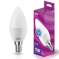 Лампа светодиодная REV C37 Е14 11W 4000K нейтральный белый свет свеча 32511 6 Лампа светодиодная REV C37 Е14 11W 4000K нейтральный белый свет свеча 32511 6