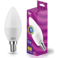 Лампа светодиодная REV C37 Е14 9W 2700K теплый свет свеча 32410 2 Лампа светодиодная REV C37 Е14 9W 2700K теплый свет свеча 32410 2