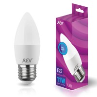 Лампа светодиодная REV C37 Е27 11W 6500K холодный белый свет свеча 32526 0 Лампа светодиодная REV C37 Е27 11W 6500K холодный белый свет свеча 32526 0