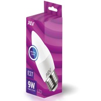 Лампа светодиодная REV C37 Е27 9W 4000K дневной свет свеча 32413 3 Лампа светодиодная REV C37 Е27 9W 4000K дневной свет свеча 32413 3