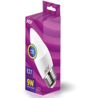 Лампа светодиодная REV C37 E27 9W теплый свет свеча 32412 6 Лампа светодиодная REV C37 E27 9W теплый свет свеча 32412 6