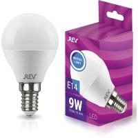 Лампа светодиодная REV G45 Е14 9W 4000K нейтральный белый свет шар 32407 2 Лампа светодиодная REV G45 Е14 9W 4000K нейтральный белый свет шар 32407 2