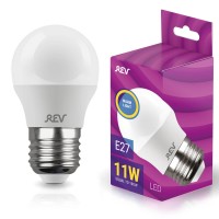 Лампа светодиодная REV G45 Е27 11W 2700K теплый свет шар 32520 8 Лампа светодиодная REV G45 Е27 11W 2700K теплый свет шар 32520 8