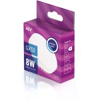 Лампа светодиодная REV GX53 8W 4000К нейтральный белый свет шар 32566 6 Лампа светодиодная REV GX53 8W 4000К нейтральный белый свет шар 32566 6