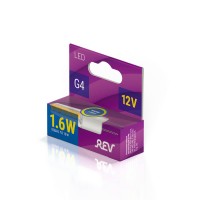 Лампа светодиодная REV JC G4 1,6W 12V 2700K теплый свет колба 32365 5 Лампа светодиодная REV JC G4 1,6W 12V 2700K теплый свет колба 32365 5