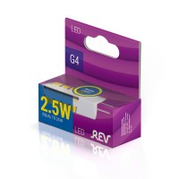 Лампа светодиодная REV JC G4 2,5W 3000K теплый свет 220V колба 32437 9 Лампа светодиодная REV JC G4 2,5W 3000K теплый свет 220V колба 32437 9