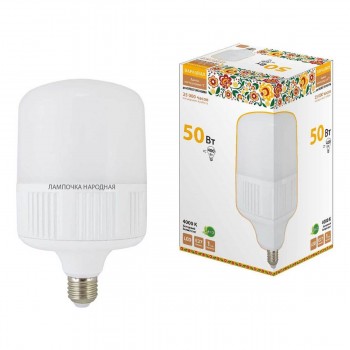 Лампа светодиодная TDM Electric Народная E27 50W 4000K матовая SQ0340-1581