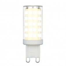 Лампа светодиодная Uniel G9 9W 3000K прозрачная LED-JCD-9W/3000K/G9/CL GLZ09TR UL-00006488