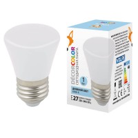 Лампа светодиодная Volpe E27 1W 6000K матовая LED-D45-1W/6000K/E27/FR/С BELL UL-00005804 Лампа светодиодная Volpe E27 1W 6000K матовая LED-D45-1W/6000K/E27/FR/С BELL UL-00005804