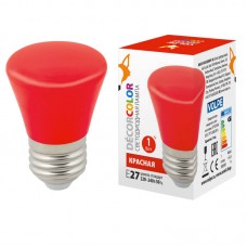 Лампа светодиодная Volpe E27 1W красная LED-D45-1W/RED/E27/FR/С BELL UL-00005638 Лампа светодиодная Volpe E27 1W красная LED-D45-1W/RED/E27/FR/С BELL UL-00005638