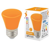 Лампа светодиодная Volpe E27 1W оранжевая LED-D45-1W/ORANGE/E27/FR/С BELL UL-00005642 Лампа светодиодная Volpe E27 1W оранжевая LED-D45-1W/ORANGE/E27/FR/С BELL UL-00005642