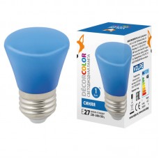 Лампа светодиодная Volpe E27 1W синяя LED-D45-1W/BLUE/E27/FR/С BELL UL-00005639 Лампа светодиодная Volpe E27 1W синяя LED-D45-1W/BLUE/E27/FR/С BELL UL-00005639