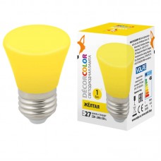 Лампа светодиодная Volpe E27 1W желтая LED-D45-1W/YELLOW/E27/FR/С BELL UL-00005641 Лампа светодиодная Volpe E27 1W желтая LED-D45-1W/YELLOW/E27/FR/С BELL UL-00005641