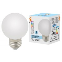 Лампа светодиодная Volpe E27 3W 6000K матовая LED-G60-3W/6000K/E27/FR/С UL-00006956 Лампа светодиодная Volpe E27 3W 6000K матовая LED-G60-3W/6000K/E27/FR/С UL-00006956