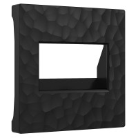 Лицевая панель Werkel Hammer для двойной розетки Еthernet RJ-45 черный W1291108 4690389163166 Лицевая панель Werkel Hammer для двойной розетки Еthernet RJ-45 черный W1291108 4690389163166