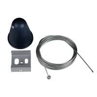 Набор для подвесного монтажа шинопроводов Uniel UFB-H41 Black 1 Polybag UL-00003666 Набор для подвесного монтажа шинопроводов Uniel UFB-H41 Black 1 Polybag UL-00003666