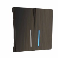 Набор клавиш для выключателя двухклавишного Werkel с подсветкой бронзовый W1129112 4690389161674 Набор клавиш для выключателя двухклавишного Werkel с подсветкой бронзовый W1129112 4690389161674