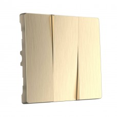 Набор клавиш для выключателя трехклавишного Werkel шампань рифленый W1139010 4690389160264 Набор клавиш для выключателя трехклавишного Werkel шампань рифленый W1139010 4690389160264