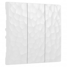 Набор клавиш Werkel Hammer для выключателя трехклавишного белый W1239001 4690389162664 Набор клавиш Werkel Hammer для выключателя трехклавишного белый W1239001 4690389162664