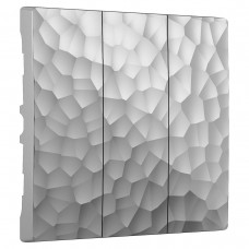 Набор клавиш Werkel Hammer для выключателя трехклавишного серебряный W1239006 4690389162671 Набор клавиш Werkel Hammer для выключателя трехклавишного серебряный W1239006 4690389162671