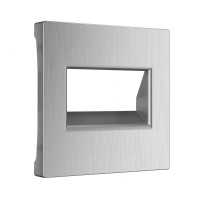 Накладка для двойной розетки Werkel Еthernet RJ-45 серебряный рифленый W1191109 4690389159947 Накладка для двойной розетки Werkel Еthernet RJ-45 серебряный рифленый W1191109 4690389159947
