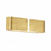 Настенный светильник Ideal Lux Clip AP2 Mini Oro 091129 Настенный светильник Ideal Lux Clip AP2 Mini Oro 091129