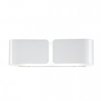 Настенный светильник Ideal Lux Clip AP2 Small Bianco 014166 Настенный светильник Ideal Lux Clip AP2 Small Bianco 014166