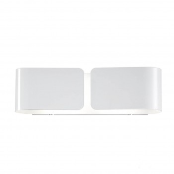 Настенный светильник Ideal Lux Clip AP2 Small Bianco 014166