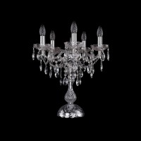 Настольная лампа Bohemia Ivele 1415L/5/141-47 Ni Настольная лампа Bohemia Ivele 1415L/5/141-47 Ni