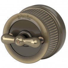 Переключатель одноклавишный Werkel бронзовый Ретро W5712012 4690389166617 Переключатель одноклавишный Werkel бронзовый Ретро W5712012 4690389166617