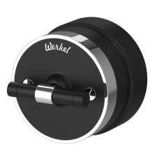 Переключатель одноклавишный Werkel Vintage черный матовый/хром W5812051 4690389174032 Переключатель одноклавишный Werkel Vintage черный матовый/хром W5812051 4690389174032