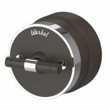Переключатель одноклавишный Werkel Vintage мокко матовый/хром W5812052 4690389174049 Переключатель одноклавишный Werkel Vintage мокко матовый/хром W5812052 4690389174049
