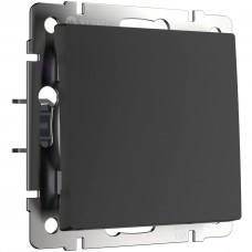 Перекрестный переключатель Werkel одноклавишный черный матовый W1113008 4690389156687 Перекрестный переключатель Werkel одноклавишный черный матовый W1113008 4690389156687