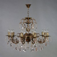 Подвесная люстра Ambiente Alicante 8888/10 PB Leaf Crystal Подвесная люстра Ambiente Alicante 8888/10 PB Leaf Crystal