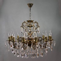 Подвесная люстра Ambiente Alicante 8888/12 PB New Leaf Подвесная люстра Ambiente Alicante 8888/12 PB New Leaf